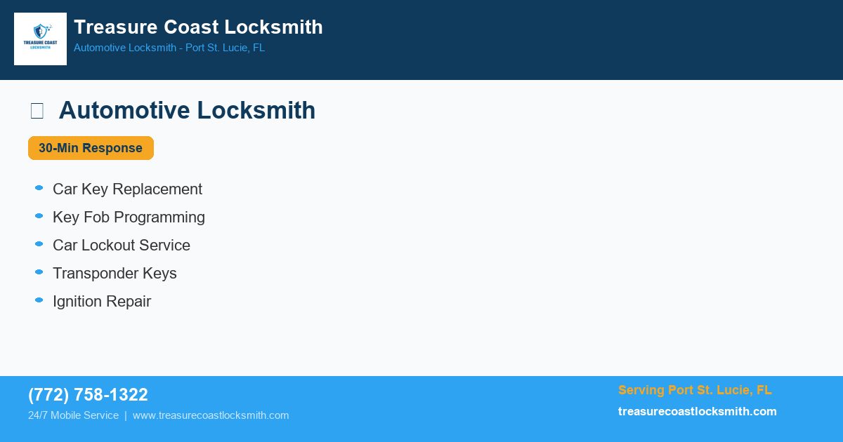 Why Port St Lucie Locksmiths Charge More After Hours infographic - Port St. Lucie FL
